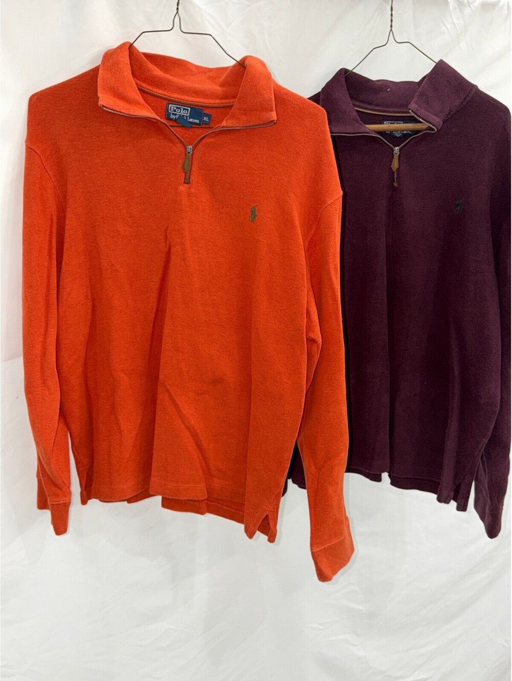 2 Polo Ralph Lauren quarter zip sweaters